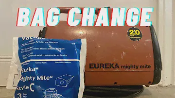 How to Change a Eureka Style C Vacuum Bag