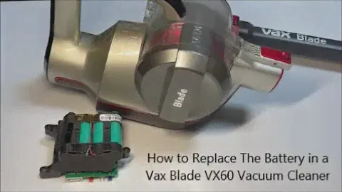 How to Replace The Battery in a Vax Blade VX60 Vacuum Cleaner