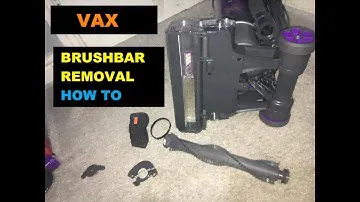 HOW TO- Vax Air Vacuum cleaner  - Brushbar removal & cleaning