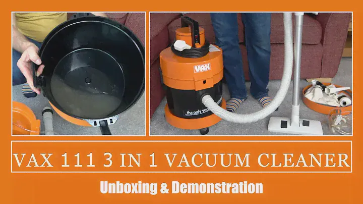 Vax 111 Multifunction Vacuum Cleaner Unboxing & Demonstration
