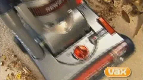 Vax Mach 5 Upright Vacuum Cleaner Promotional Clip