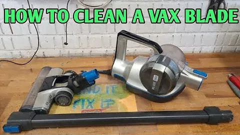Vax blade cordless vacuum cleaner loss of suction, how to clean the filters and brush bar